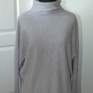 Telluride Women's Sweater Mock Neck 100% Extra Fine Merino Wool size Small